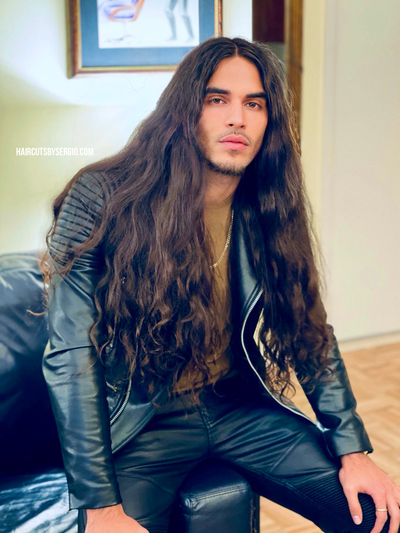 NYC Men’s Haircuts for Long-Haired Models by Sergio Slavnov