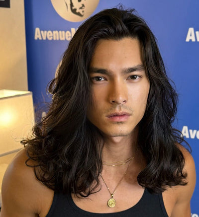 Long Layered Men’s Haircut by Sergio Slavnov | Avenue Man NYC