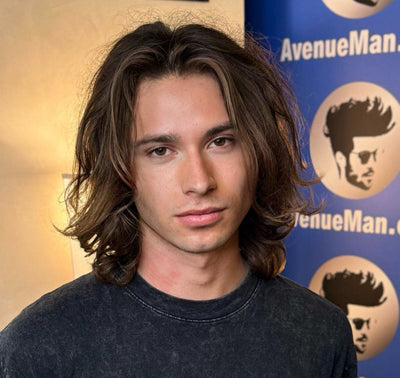 Medium-Length Men’s Haircut by Sergio Slavnov | Avenue Man NYC